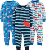 Cumpara ieftin Set de 3 pijamale din bumbac pentru bebelusi Simple Joys by Carter s Baby Boys, Marimea 18M (18 luni) - SECOND