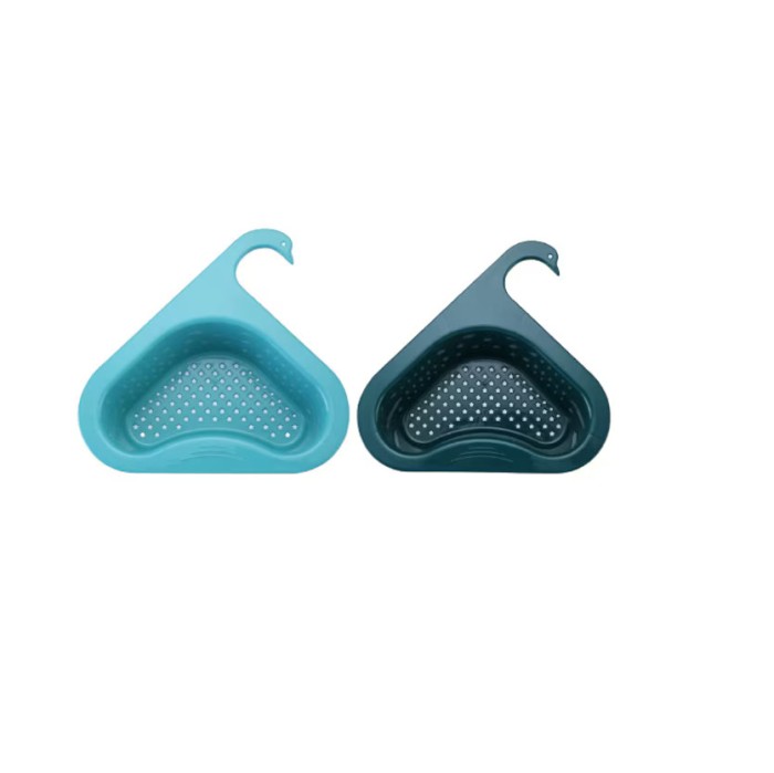 Set 2 site de scurgere pentru chiuveta, 26.7 x 24 x 8.2 cm, plastic, albastru