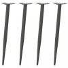 VidaXL Picioare de masă consolă formă conică 4 buc. antracit 72-73 cm oțel