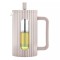 Infuzor din sticla, aparat pentru cafea, ceai sau ierburi, capacitate 600 ml, bej, Klausberg