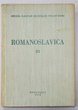 ROMANOSLAVICA III . , 1958