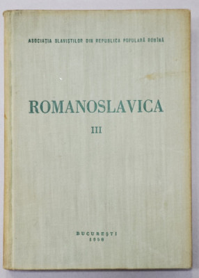 ROMANOSLAVICA III . , 1958 foto