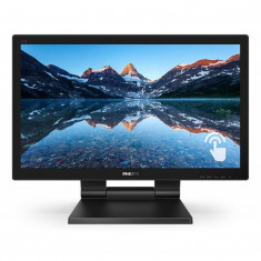 Monitor touchscreen LED TN Philips 21.5, Full HD, Display Port, 1ms, Negru