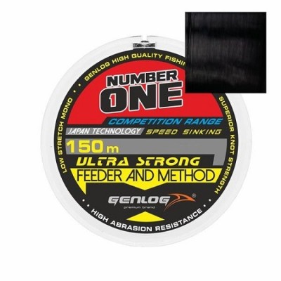 FIR MONOFILAMENT GENLOG NUMBER ONE FEEDER AND METHOD 150 M 0.18 MM 9 KG foto