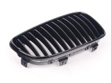 Grila radiator Bmw Seria 1 (E81/E82/E87/E88), 2007-10.2013, dreapta, negru, 51710441920, 200105-6