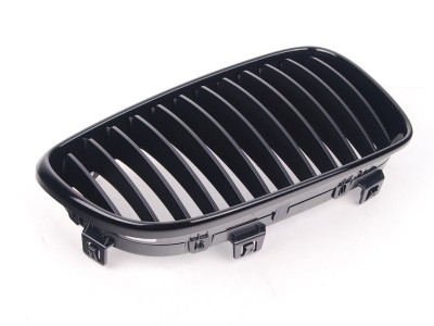 Grila radiator Bmw Seria 1 (E81/E82/E87/E88), 2007-10.2013, dreapta, negru, 51710441920, 200105-6 foto