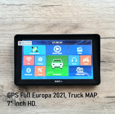 NAVIGATII 2021. GPS 7&amp;quot;HD,16GB, Special Camion - TRUCK FULL EU Tir, Nou foto