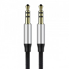 Adaptor audio Mufa Jack - Jack 3,5mm BASEUS Negru