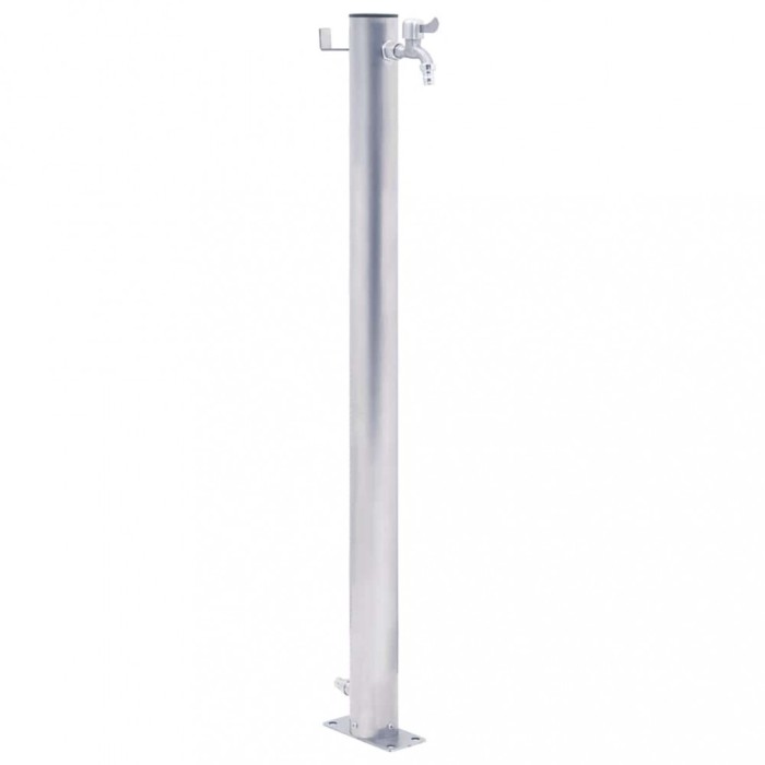 vidaXL Coloană de apă de grădină, 40 cm, oțel inoxidabil, rotund
