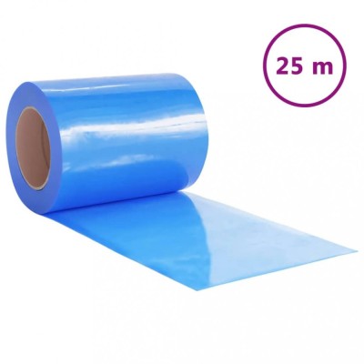Perdea pentru usa, albastru, 300 mmx2,6 mm 25 m, PVC foto