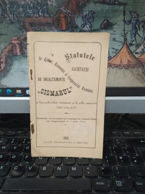 Statutele Societăței de Ajutor, Economie și Cooperativă Rom&amp;acirc;nă de &amp;Icirc;ncălțăminte Cismarul a lucrătorilor cismari și de alte meserii din Galați, 1889 054 foto