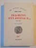 FRAGMENTS D&#039;UN JOURNAL II 1970-1978 de MIRCEA ELIADE 1981