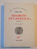 FRAGMENTS D&#039;UN JOURNAL II 1970-1978 de MIRCEA ELIADE 1981