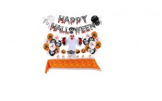 Set 37 piese baloane si decoratiuni Halloween OEM, latex, PVC, multicolor