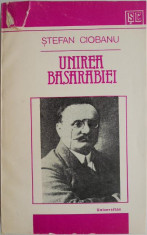 Unirea Basarabiei. Studiu si documente cu privire la miscarea nationala din Basarabia in anii 1917-1918 &amp;ndash; Stefan Ciobanu (pagini desprinse) foto