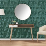 VidaXL Panouri de perete 12 buc. verde 50x50 cm XPS 3 m&sup2; diamant