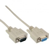 Cablu prelungitor serial T-M 15m Gri, InLine IL12211