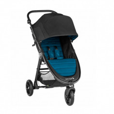 Carucior Baby Jogger City Mini GT2 Mystic, capotina 3 segmente, maner confortabil, turcoaz foto