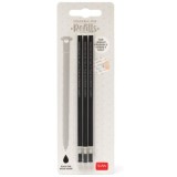 Set 3 rezerve pix cu gel, negru, Erasable Pen, Legami