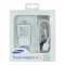 Incarcator retea cu Cablu de Date MicroUSB Samsung EP-TA20EWEUGWW Fast Charging alb Original Blister