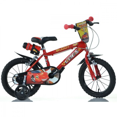 Bicicleta pentru copii Cars DB-414U-CR Dino Bikes, 14 inch for Your BabyKids foto