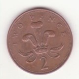 Marea Britanie 2 Pence 1999 - Elizabeth II 4th portrait; magnetic