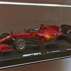 Macheta Ferrari SF21 Charles Leclerc Formula 1 2021 - Bburago 1/43 F1