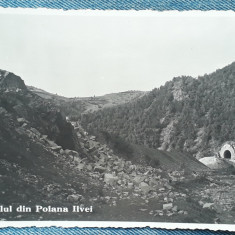 116 - Tunelul din Poiana Ilvei / carte postala tunel cale ferata Bistrita-Nasaud
