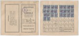 Romania, Ministerul Muncii, Sanatatii si Ocrotirilor Sociale, Carnet 1 pentru caminele de ucenici, Deva, 1934