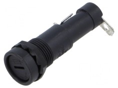 Clema 6,3x30mm 15A PBT UL94V-0 pentru panou 250VAC ?13,2mm foto