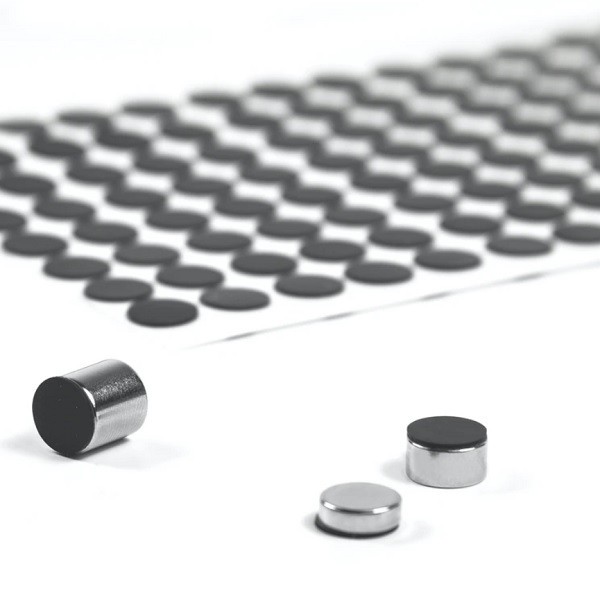 Discuri autoadezive din silicon, &Oslash;10 mm, set de 136 bucati