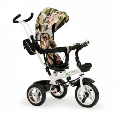 Tricicleta cu sezut reversibil Ecotoys JM-322 - Camuflaj foto