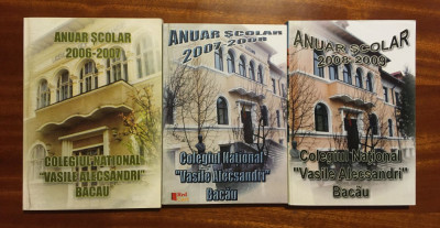 3 ANUARE SCOLARE COLEGIUL NATIONAL VASILE ALECSANDRI BACAU 2006-2007-2008-2009 foto