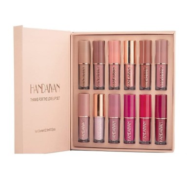 Set rujuri de buze, Handaiyan, Thanks For The Love Lip Set, 12 foto