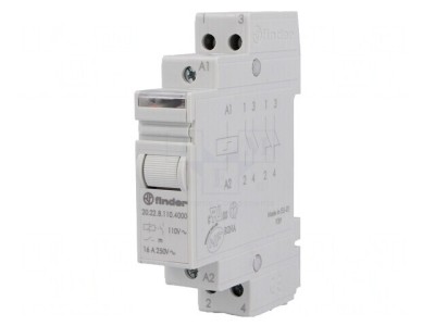 Releu bistabil impulsuri NO 16A IP20 foto