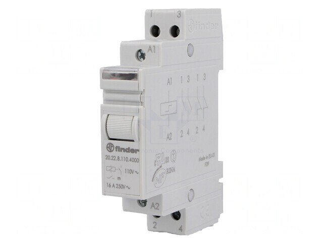 Releu bistabil impulsuri NO 16A IP20