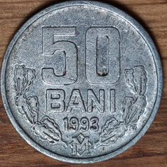 Moldova - moneda de colectie - 50 bani 1993 , mai raruta - superba !