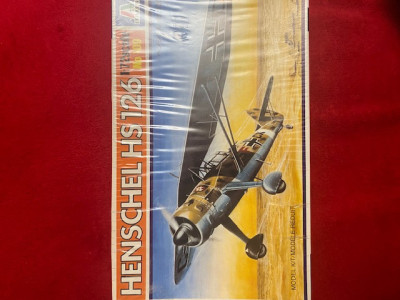1/72 kit plastic Henschel HS 126 avion german recunoastere WW II foto