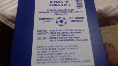 program Corvinul 2005 hd. - FC Bihor foto