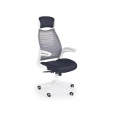 Scaun directorial HM Franklin, Mesh, Ergonomic, Inaltime ajustabila, Mecanism balansare, Mecanism Multiblock, Cu tetiera, 136 kg, 124x60x65 cm, Gri