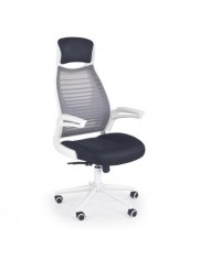 Scaun directorial HM Franklin, Mesh, Ergonomic, Inaltime ajustabila, Mecanism balansare, Mecanism Multiblock, Cu tetiera, 136 kg, 124x60x65 cm, Gri
