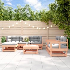 vidaXL Set mobilier de grădină cu perne, 7 piese, lemn masiv douglas 3185813