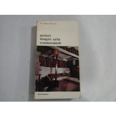 SCRIERI DESPRE ARTA ROMANEASCA - AL. TZIGARA-SAMURCAS