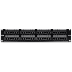 Patch Panel 48 porturi RJ45 UTP 19&#039;, Cat5/5e - TRENDnet TC-P48C5E