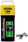 Capse Stanley 1-TRA709T Tip G/4/11/140, 14mm, Otel Galvanizat, 1000 buc, Compatibil Stanley 6-TR350 si FMHT6-70868