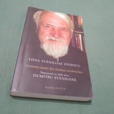 LUMINA FAPTEI DIN LUMINA CUVANTULUI-LIDIA STANILOAIE IONESCU/HUMANITAS foto