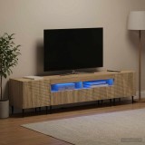 Cumpara ieftin Set de 3 piese pentru TV cu LED Stejar Sonoma Lemn prelucrat