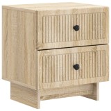 vidaXL Dulap de noapte cu sertar Stejar Sonoma 43 x 34,5 x 47,5 cm 893839