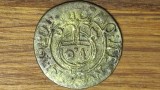 Polonia &amp; Lituania -moneda istorica argint- P&oacute;łtorak / 3 Polker 1624 / 1624/1 -Sigismund III Vasa- Uniunea Polono-Lituaniana
