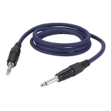 Cablu audio Jack 6.3 mono la Jack 6.3 mono , 2 x 1.5mm2 , 6 m , DAP-Audio FS-016-6m